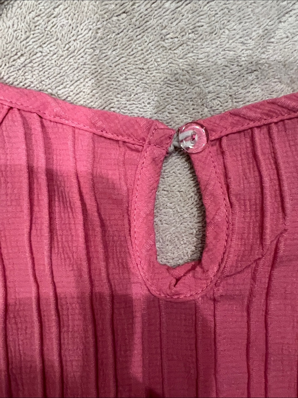 SHEIN Pink Ruffled Ribbed Tank Top - Picture 3 of 3